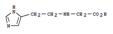 (9ci)-n-[2-(1H-咪唑-4-基)乙基]-甘氨酸結構式_756417-45-5結構式
