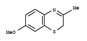 (9ci)-7-甲氧基-3-甲基-2H-1,4-苯并噻嗪結(jié)構(gòu)式_756486-46-1結(jié)構(gòu)式