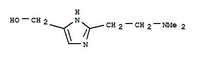 (9ci)-2-[2-(二甲基氨基)乙基]-1H-咪唑-4-甲醇結(jié)構(gòu)式_756772-73-3結(jié)構(gòu)式
