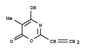 6H-1,3-oxazin-6-one, 2-ethenyl-4-hydroxy-5-methyl-(9ci)Structure,756826-43-4Structure 6H-1,3-oxazin-6-one, 2-ethenyl-4-hydroxy-5-methyl-(9ci) Structure,756826-43-4Structure
