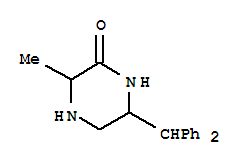 Piperazinone, 6-(diphenylmethyl)-3-methyl-(9ci)Structure,757179-67-2Structure Piperazinone, 6-(diphenylmethyl)-3-methyl-(9ci) Structure,757179-67-2Structure