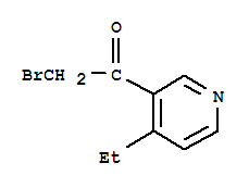 (9ci)-2-溴-1-(4-乙基-3-吡啶)-乙酮結(jié)構(gòu)式_757180-99-7結(jié)構(gòu)式