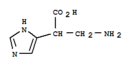(9ci)-alpha-(氨基甲基)-1H-咪唑-4-乙酸結(jié)構(gòu)式_757185-97-0結(jié)構(gòu)式