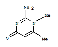 4(1H)-pyrimidinone,2-amino-1,6-dimethyl-(9ci)Structure,757881-23-5Structure 4(1H)-pyrimidinone,2-amino-1,6-dimethyl-(9ci) Structure,757881-23-5Structure