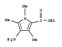 (9ci)-4-氨基-1,3,5-三甲基-1H-吡咯-2-羧酸乙酯結(jié)構(gòu)式_75792-43-7結(jié)構(gòu)式