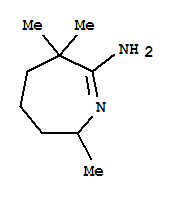 (9ci)-3,4,5,6-四氫-2,6,6-三甲基-2H-氮雜革-7-胺結(jié)構(gòu)式_758665-31-5結(jié)構(gòu)式