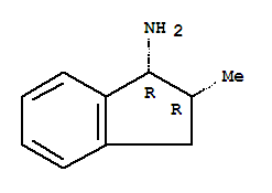 (1r,2r)-(9ci)-2,3-二氫-2-甲基-1H-茚-1-胺結(jié)構(gòu)式_758685-89-1結(jié)構(gòu)式