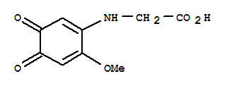 (9ci)-n-(6-甲氧基-3,4-二氧代-1,5-環(huán)己二烯-1-基)-甘氨酸結(jié)構(gòu)式_759399-53-6結(jié)構(gòu)式
