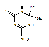 1,3,5-Triazine-2(1h)-thione,6-amino-3,4-dihydro-4,4-dimethyl-(9ci)Structure,75956-86-4Structure 1,3,5-Triazine-2(1h)-thione,6-amino-3,4-dihydro-4,4-dimethyl-(9ci) Structure,75956-86-4Structure