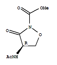 (r)-(9ci)-4-(乙?；被?-3-氧代-2-異噁唑啉羧酸甲酯結構式_75975-46-1結構式