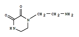 (9ci)-1-(2-氨基乙基)-2,3-哌嗪二酮結(jié)構(gòu)式_760122-98-3結(jié)構(gòu)式