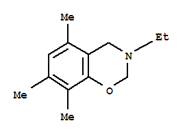 (9ci)-3-乙基-3,4-二氫-5,7,8-三甲基-2H-1,3-苯并噁嗪結(jié)構(gòu)式_760124-28-5結(jié)構(gòu)式