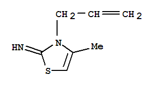 (9ci)-4-甲基-3-(2-丙烯基)-2(3H)-噻唑烷結(jié)構(gòu)式_760918-54-5結(jié)構(gòu)式