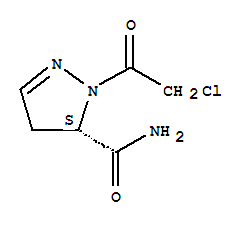 (5s)-(9ci)-1-(氯乙?；?-4,5-二氫-1H-吡唑-5-羧酰胺結構式_761414-85-1結構式