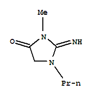 4-Imidazolidinone,2-imino-3-methyl-1-propyl-(9ci)Structure,762213-36-5Structure 4-Imidazolidinone,2-imino-3-methyl-1-propyl-(9ci) Structure,762213-36-5Structure