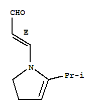 (e)-(9ci)-3-[2,3-二氫-5-(1-甲基乙基)-1H-吡咯-1-基]-,2-丙烯醛結(jié)構式_76238-08-9結(jié)構式