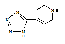 Pyridine, 1,2,3,6-tetrahydro-4-(1h-tetrazol-5-yl)-(9ci)Structure,763040-06-8Structure Pyridine, 1,2,3,6-tetrahydro-4-(1h-tetrazol-5-yl)-(9ci) Structure,763040-06-8Structure