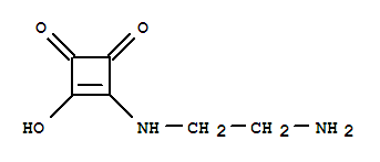 (9ci)-3-[(2-氨基乙基)氨基]-4-羥基-3-環(huán)丁烯-1,2-二酮結(jié)構(gòu)式_763059-71-8結(jié)構(gòu)式