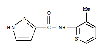 (9ci)-n-(3-甲基-2-吡啶)-1H-吡唑-3-羧酰胺結(jié)構(gòu)式_763108-39-0結(jié)構(gòu)式