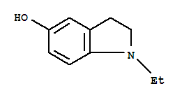 (9ci)-1-乙基-2,3-二氫-1H-吲哚-5-醇結(jié)構(gòu)式_763866-46-2結(jié)構(gòu)式
