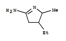 (9ci)-3-乙基-3,4-二氫-2-甲基-2H-吡咯-5-胺結(jié)構(gòu)式_763905-44-8結(jié)構(gòu)式