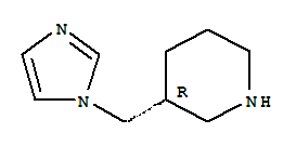 Piperidine, 3-(1h-imidazol-1-ylmethyl)-, (3r)-(9ci)Structure,763919-35-3Structure Piperidine, 3-(1h-imidazol-1-ylmethyl)-, (3r)-(9ci) Structure,763919-35-3Structure