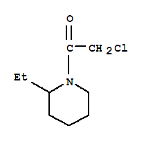 Piperidine, 1-(chloroacetyl)-2-ethyl-(9ci)Structure,76395-72-7Structure Piperidine, 1-(chloroacetyl)-2-ethyl-(9ci) Structure,76395-72-7Structure