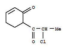 2-Cyclohexen-1-one, 6-(2-chloro-1-oxopropyl)-(9ci)Structure,76430-36-9Structure 2-Cyclohexen-1-one, 6-(2-chloro-1-oxopropyl)-(9ci) Structure,76430-36-9Structure