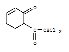 2-Cyclohexen-1-one, 6-(dichloroacetyl)-(9ci)Structure,76430-42-7Structure 2-Cyclohexen-1-one, 6-(dichloroacetyl)-(9ci) Structure,76430-42-7Structure