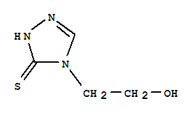3H-1,2,4-triazole-3-thione,2,4-dihydro-4-(2-hydroxyethyl)-(9ci)Structure,764605-76-7Structure 3H-1,2,4-triazole-3-thione,2,4-dihydro-4-(2-hydroxyethyl)-(9ci) Structure,764605-76-7Structure