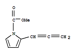 (9ci)-2-(1,2-丙二烯)-1H-吡咯-1-羧酸甲酯結(jié)構(gòu)式_764655-38-1結(jié)構(gòu)式