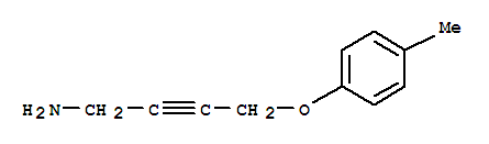 2-Butyn-1-amine,4-(4-methylphenoxy)-(9ci)Structure,764709-93-5Structure 2-Butyn-1-amine,4-(4-methylphenoxy)-(9ci) Structure,764709-93-5Structure