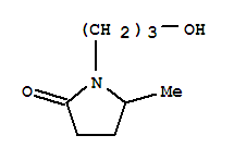 (9ci)-1-(3-羥基丙基)-5-甲基-2-吡咯烷酮結構式_764718-04-9結構式