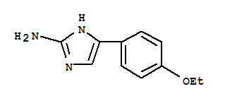 (9ci)-4-(4-乙氧基苯基)-1H-咪唑-2-胺結構式_76507-16-9結構式