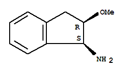 1H-inden-1-amine,2,3-dihydro-2-methoxy-,(1s,2r)-(9ci) Structure,765914-19-0Structure