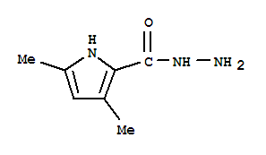 (9ci)-3,5-二甲基-1H-吡咯-2-羧酸肼結構式_765923-45-3結構式