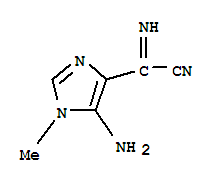 (9ci)-5-氨基-alpha-亞氨基-1-甲基-1H-咪唑-4-乙腈結(jié)構(gòu)式_765943-20-2結(jié)構(gòu)式