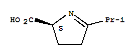 (s)-(9ci)-3,4-二氫-5-(1-甲基乙基)-2H-吡咯-2-羧酸結(jié)構(gòu)式_766484-93-9結(jié)構(gòu)式