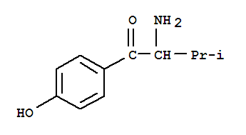 1-Butanone, 2-amino-1-(4-hydroxyphenyl)-3-methyl-Structure,767256-98-4Structure 1-Butanone, 2-amino-1-(4-hydroxyphenyl)-3-methyl- Structure,767256-98-4Structure