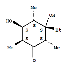 (2s,3s,4s,5s,6s)-(9ci)-3-乙基-3,5-二羥基-2,4,6-三甲基-環(huán)己酮結(jié)構(gòu)式_767319-24-4結(jié)構(gòu)式