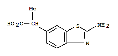 6-Benzothiazoleaceticacid,2-amino-alpha-methyl-(9ci)Structure,76816-30-3Structure 6-Benzothiazoleaceticacid,2-amino-alpha-methyl-(9ci) Structure,76816-30-3Structure