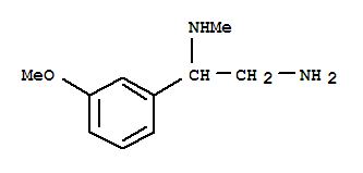 1,2-Ethanediamine,1-(3-methoxyphenyl)-n1-methyl-(9ci)Structure,768307-15-9Structure 1,2-Ethanediamine,1-(3-methoxyphenyl)-n1-methyl-(9ci) Structure,768307-15-9Structure