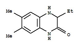 (9ci)-3-乙基-3,4-二氫-6,7-二甲基-2(1H)-喹噁啉酮結(jié)構(gòu)式_769132-58-3結(jié)構(gòu)式