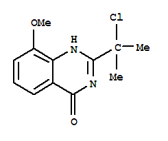 4(1H)-quinazolinone, 2-(1-chloro-1-methylethyl)-8-methoxy-(9ci)Structure,76983-58-9Structure 4(1H)-quinazolinone, 2-(1-chloro-1-methylethyl)-8-methoxy-(9ci) Structure,76983-58-9Structure