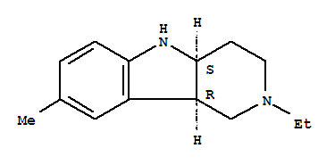 順式-(9ci)-2-乙基-2,3,4,4a,5,9b-六氫-8-甲基-,1H-吡啶并[4,3-b]吲哚結(jié)構(gòu)式_770658-12-3結(jié)構(gòu)式