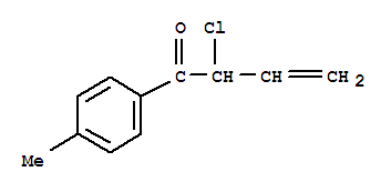 (9ci)-2-氯-1-(4-甲基苯基)-3-丁烯-1-酮結(jié)構(gòu)式_77131-96-5結(jié)構(gòu)式