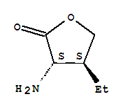 (3s,4s)-(9ci)-3-氨基-4-乙基二氫-2(3H)-呋喃酮結(jié)構(gòu)式_771467-22-2結(jié)構(gòu)式