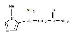 1H-imidazole-5-propanamide,beta-amino-1-methyl-(9ci) Structure,771523-71-8Structure