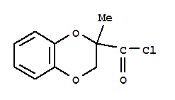 1,4-Benzodioxin-2-carbonyl chloride, 2,3-dihydro-2-methyl-(9ci)Structure,77156-57-1Structure 1,4-Benzodioxin-2-carbonyl chloride, 2,3-dihydro-2-methyl-(9ci) Structure,77156-57-1Structure