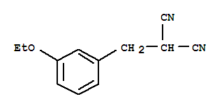 (9ci)-[(3-乙氧基苯基)甲基]-丙二腈結構式_771560-29-3結構式
